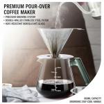 Aquach 28oz Pour Over Coffee Maker Set