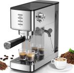 Electactic Espresso Machine with Touch Screen and Steam Wand