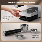 Electactic Espresso Machine with Touch Screen and Steam Wand