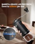Portable Mini Manual Coffee Grinder with 40 Settings