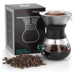 Portable Pour Over Coffee Maker - 10.5oz Glass