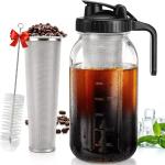 Cold Brew Coffee Maker with Stainless Steel Filter