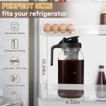 Cold Brew Coffee Maker with Stainless Steel Filter