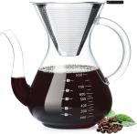 Unbreakable Pour Over Coffee Maker with Filters
