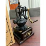 Large Vintage Cast Iron Manual Coffee Grinder