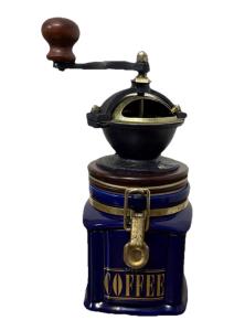 Cobalt Blue Coffee Grinder by London Pottery