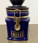 Cobalt Blue Coffee Grinder by London Pottery