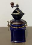 Cobalt Blue Coffee Grinder by London Pottery