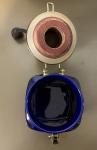 Cobalt Blue Coffee Grinder by London Pottery