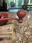 Vintage Cast Iron Coffee Grinder with Wood Drawer