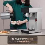SYBO 12-Cup Commercial Drip Coffee Maker with Carafe