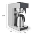 SYBO 12-Cup Commercial Drip Coffee Maker with Carafe