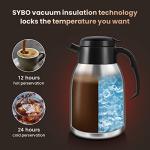 SYBO 12-Cup Commercial Drip Coffee Maker with Carafe