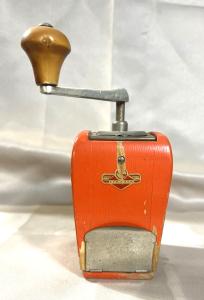 Vintage 1940s Tangerine Coffee Grinder from Germany