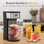 SUNVIVI 3-Quart Iced Coffee and Tea Maker