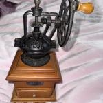 Rustic Cast Iron Hand Crank Coffee Grinder