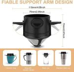 Portable Stainless Steel Pour Over Coffee Maker