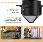 Portable Stainless Steel Pour Over Coffee Maker