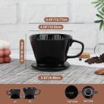 Cone Pour Over Coffee Dripper for 1-6 Cups