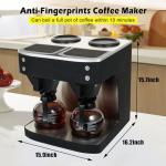 HORESTKIT 24-Cup Automatic Coffee Maker with Warmers