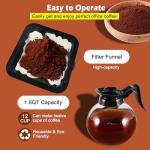 HORESTKIT 24-Cup Automatic Coffee Maker with Warmers