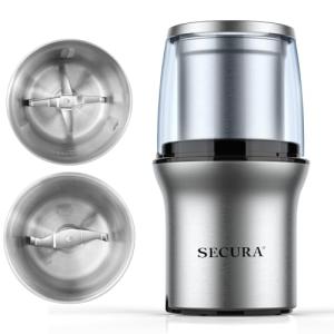 Secura Electric Coffee and Spice Grinder