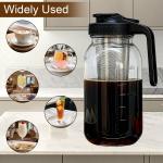64oz Cold Brew Coffee Maker with Stainless Steel Filter