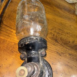 Vintage Wall Mount Coffee Grinder by Landers, Frary & Clark