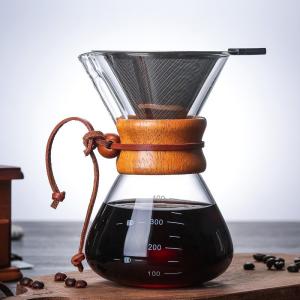 Borosilicate Glass Pour Over Coffee Maker