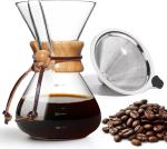 Borosilicate Glass Pour Over Coffee Maker