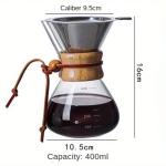 Borosilicate Glass Pour Over Coffee Maker
