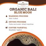 Organic Bali Blue Moon Coffee - Medium Roast Whole Beans