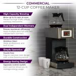 Stainless Steel Double Coffee Maker for Offices