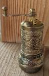 Turkish Brass Coffee and Spice Grinder Hand Mill