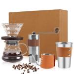 LHS 4-Piece Pour Over Coffee Maker Set