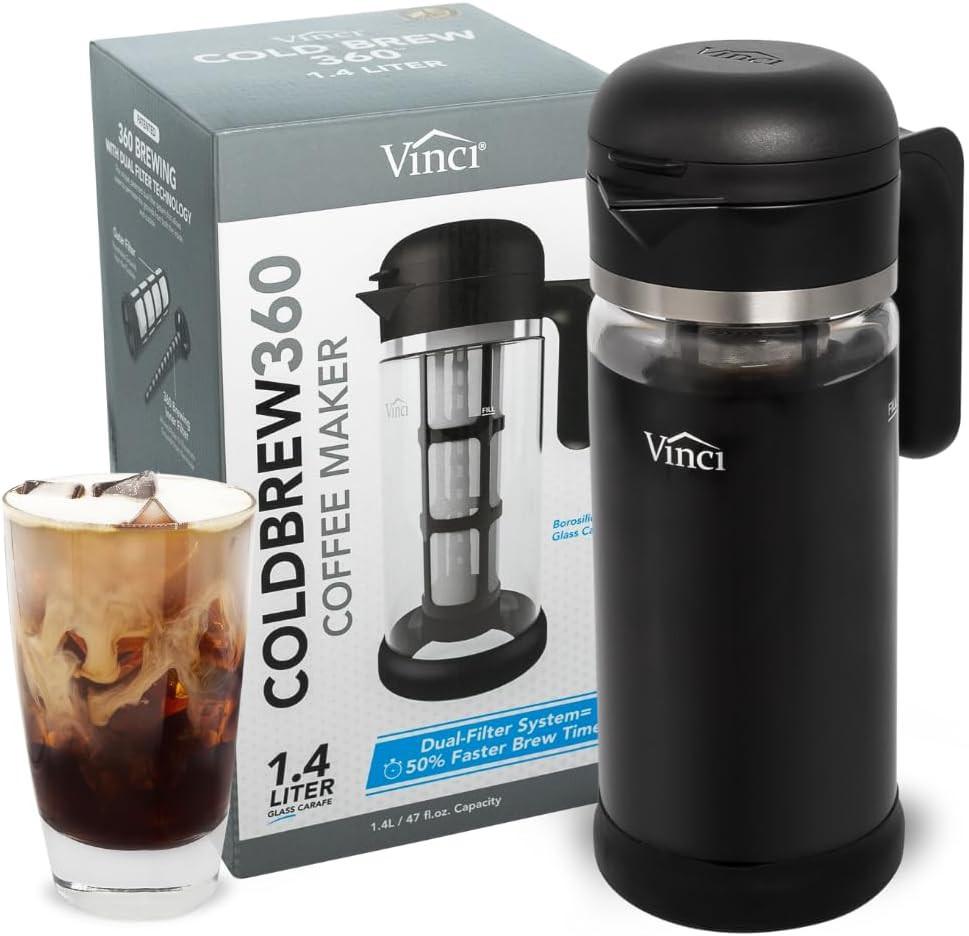 VINCI Cold Brew 360 Glass Coffee Maker