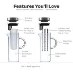 Hydracy Cold Brew Coffee Maker - 1.6 Quart Pitcher