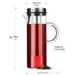 Hydracy Cold Brew Coffee Maker - 1.6 Quart Pitcher
