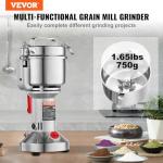 VEVOR 750g High-Speed Electric Grain Mill Grinder