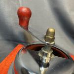 Vintage Hand Crank Coffee Grinder with Wood & Metal