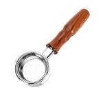 58mm Bottomless Espresso Portafilter with Wood Handle