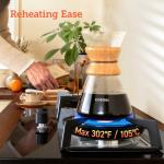 8-Cup Pour Over Coffee Maker with Stainless Steel Filter