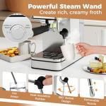 COSTWAY 20 Bar Espresso Machine with Milk Frother