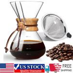 Borosilicate Glass Pour Over Coffee Maker