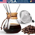 Borosilicate Glass Pour Over Coffee Maker