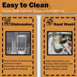 32oz Cold Brew Coffee Maker with Stainless Steel Filter