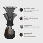 ASOBU® Insulated Pour-over Coffee Maker, Black