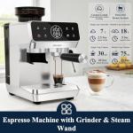 Hausmojo CM1620 Espresso Machine with Grinder
