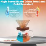 Portable 400ml Pour Over Coffee Maker Set