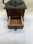Vintage Hand Cranked Cast Iron Coffee Grinder